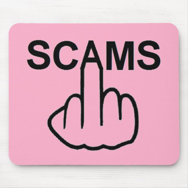 Mousepad-Schrecken Gedreht Mousepad (Vorne)