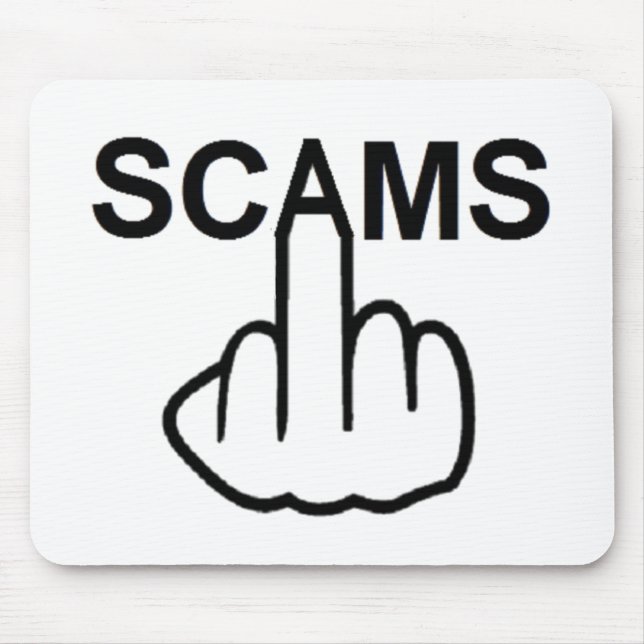 Mousepad-Schrecken Gedreht Mousepad (Vorne)