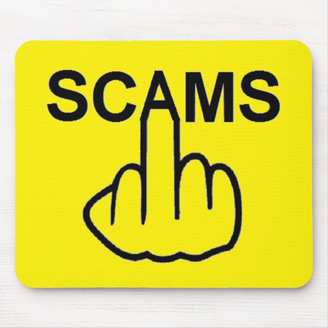 Mousepad-Schrecken Gedreht Mousepad (Vorne)