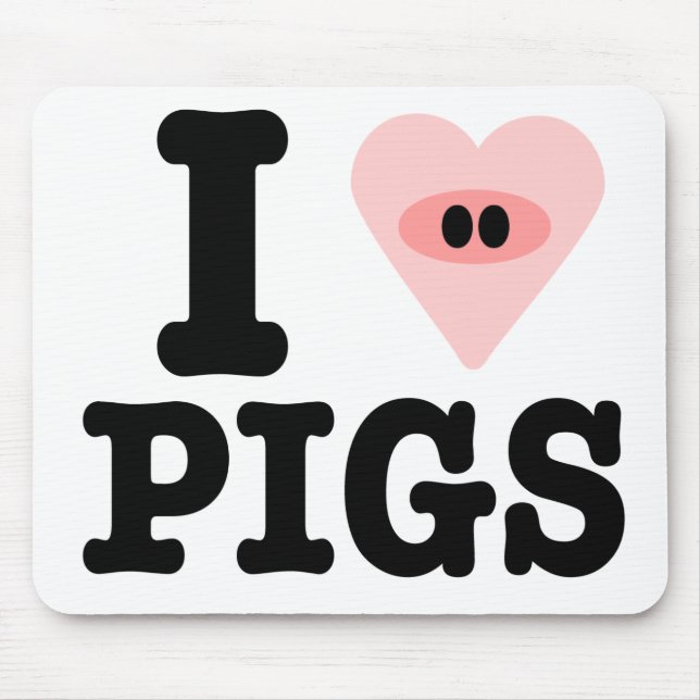 mousepad Schweine der Liebe I (Vorne)