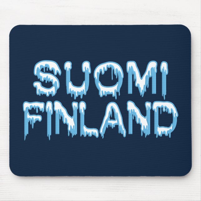 Mousepad Snowy Finland (Vorne)