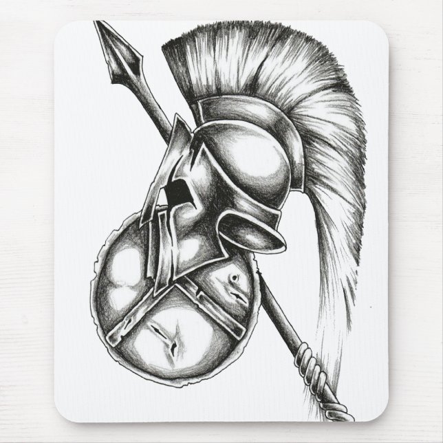 mousepad spartanisch (Vorne)