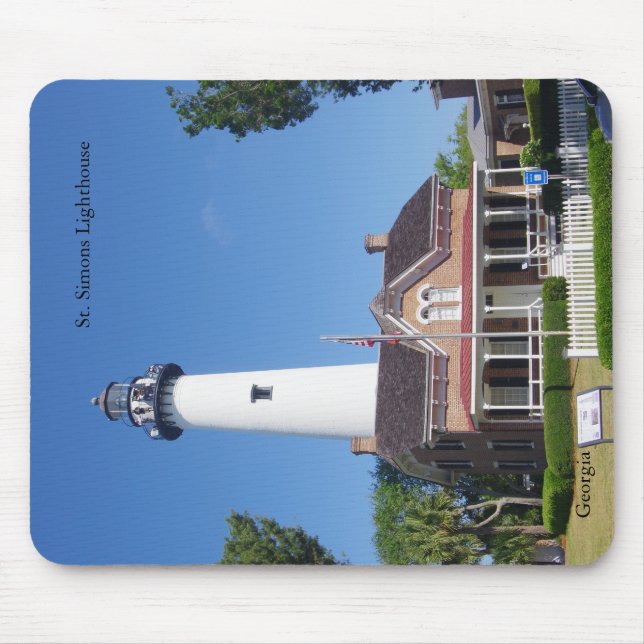 Mousepad St. Simons Lighthouse (Vorne)