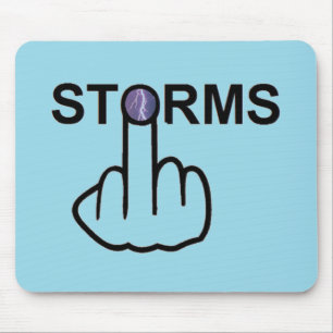 Mousepad-Stürme Gedreht Mousepad