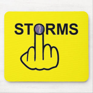 Mousepad-Stürme Gedreht Mousepad