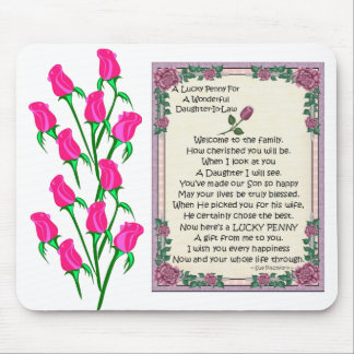Mousepad-Tochter-In-Gesetz-Glücklicher Mousepad