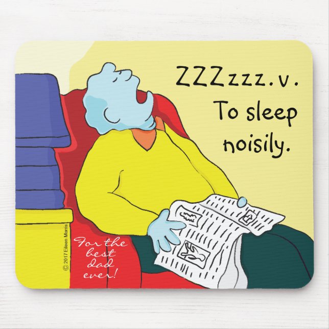 Mousepad "Toon/Vater-to-Sleep Noisily" (Vorne)