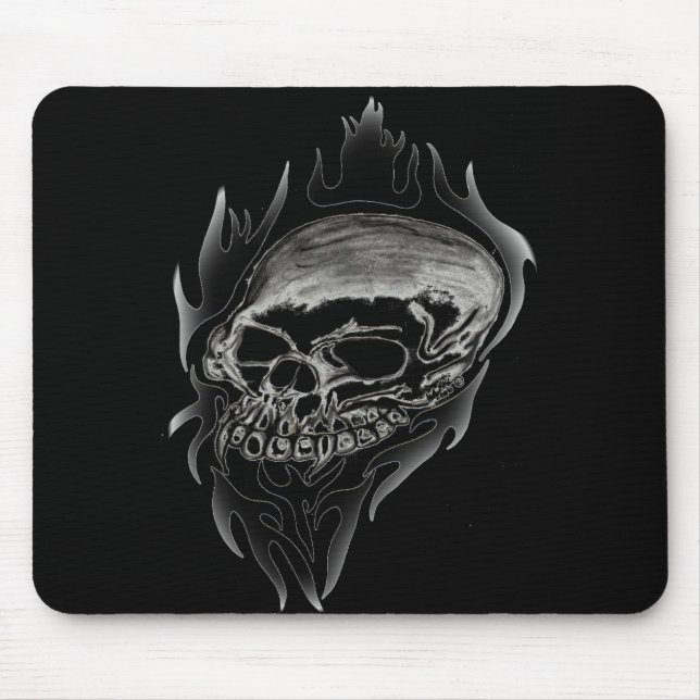 Mousepad - Vampirs-Schädel (Vorne)