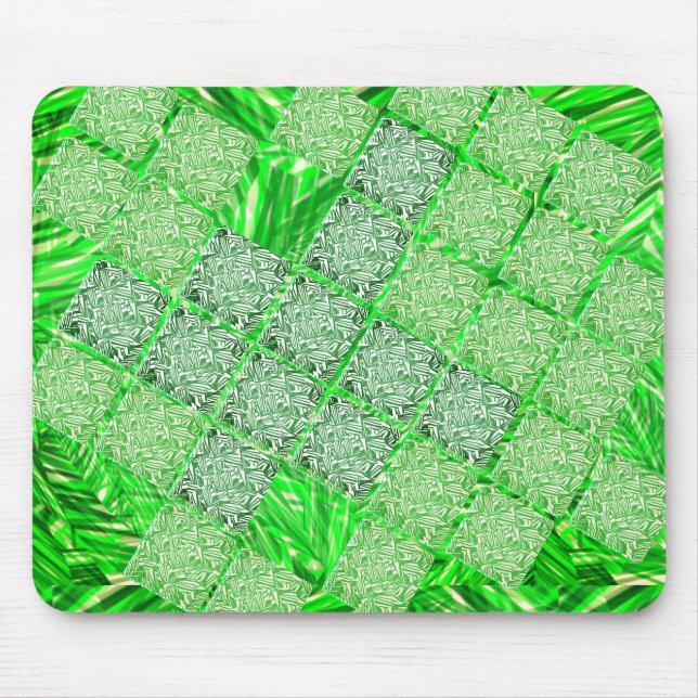 MousePad verde chamativo com quadrados e'falha (Vorne)