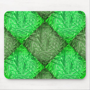 Mousepad verde falsa grama ou folhas de coqueiro