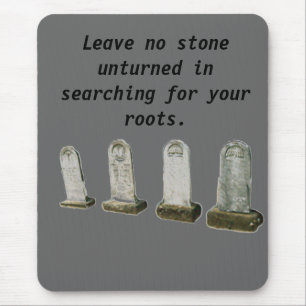 Mousepad - verlassen Sie keinen Stein unturned in…