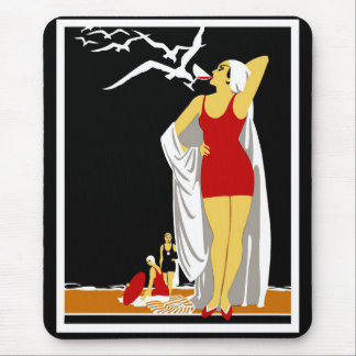 Mousepad Vintag New York Red Bathers