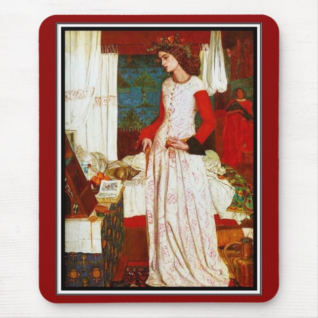 Mousepad Vintag William Morris Königin Ginevra (Vorne)