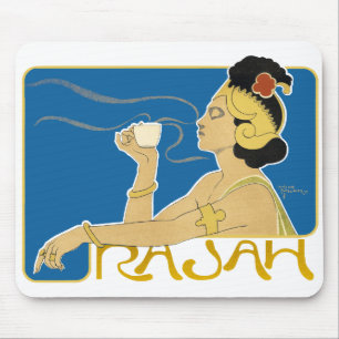 Mousepad: Vintager Rajah Kaffee Mousepad