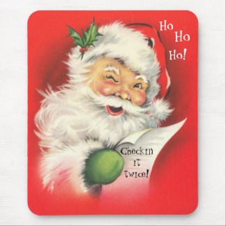 Mousepad, Vintages Weihnachten Weihnachtsmann Mousepad