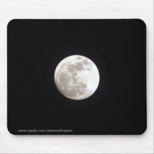Mousepad - Vollmond auf klarem nächtlichem Himmel