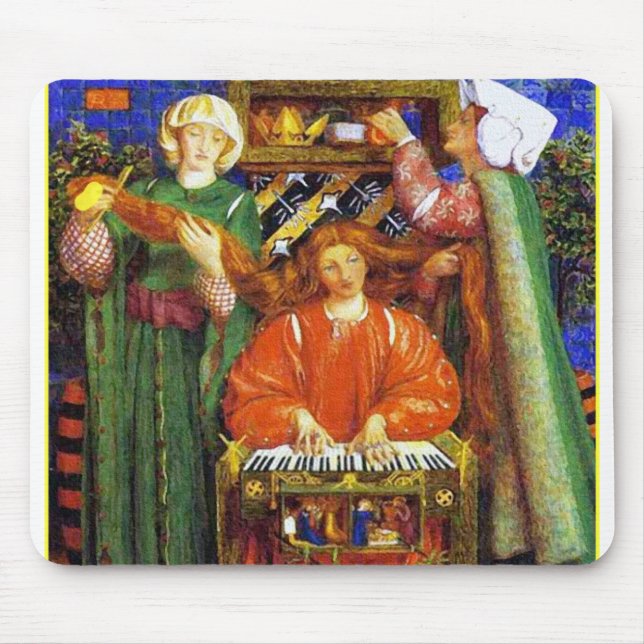 Mousepad: Weihnachtslied - von Rossetti Mousepad (Vorne)