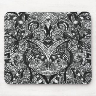 Mousepad Zeichnen mit Blumen