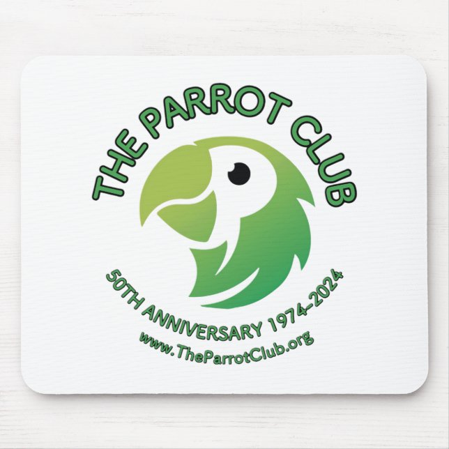 Mousepad zum 50-jährigen Jubiläum des Parrot Clubs (Vorne)