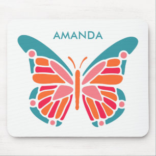 Mousepad zum individuelle Name der Schmetterlingsm