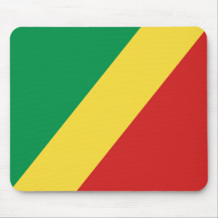 Mousepad zur Flagge des Kongo-Brazzaville