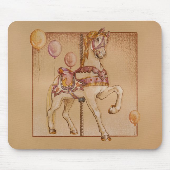 Mousepads - Lila Pony Carousel (Vorne)