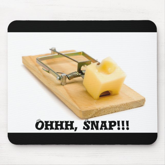Mousetrap, Ohhh, Verschluss!!! Mausunterlage Mousepad (Vorne)