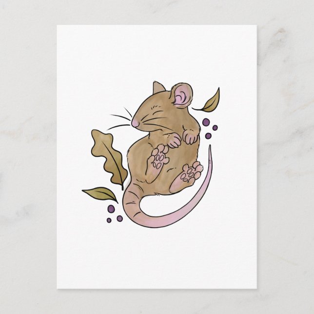 Mousey Postkarte (Vorderseite)