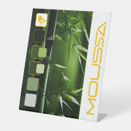 MOUSSA PEDESTAL SIGN SOCKELSCHILD