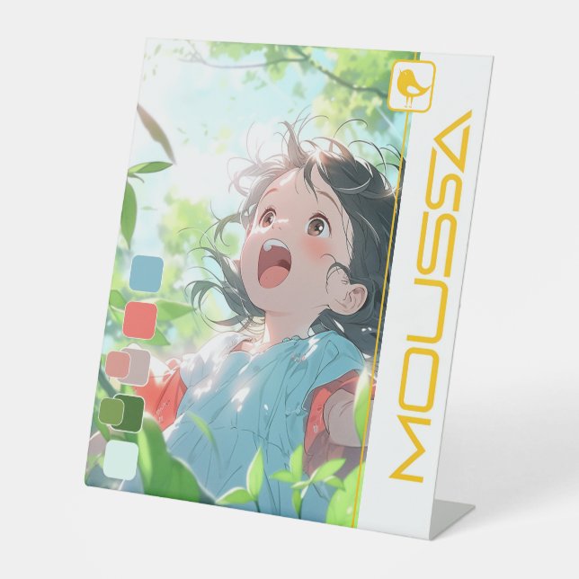 MOUSSA  PEDESTAL SIGN SOCKELSCHILD (Vorderseite)