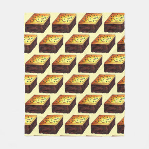 Moussaka Griechisch Mittelmeer Food Eggplant Potat Fleecedecke