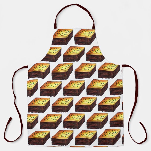 Moussaka Griechisch Mittelmeer Food Eggplant Potat Schürze (Vorderseite)