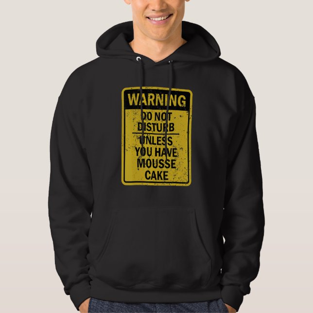 Mousse Cake Food Dessert Hoodie (Vorderseite)