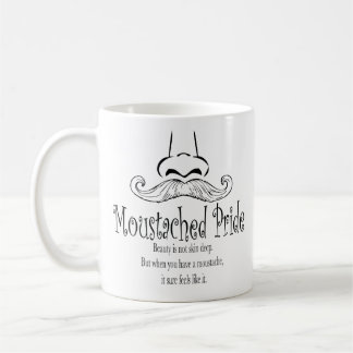 Moustached Stolz Tasse