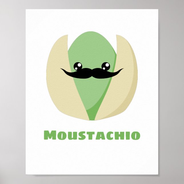 Moustachio Poster (Vorne)
