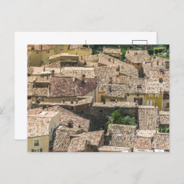 Moustiers Sainte Marie France Feiertagspostkarte