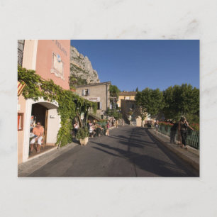 Moustiers-Sainte-Marie, Provence, Frankreich. 2 Postkarte