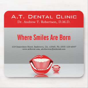 Mouth Dental Dentist Standard Mousepads