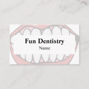 Mouth Dentist Business Card Visitenkarte