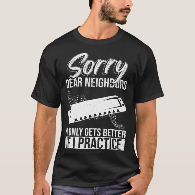 Mouth Harp And harmonicist T-Shirt (Vorderseite)