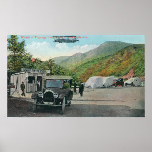 Mouth of the Topango Canyon Scene Poster