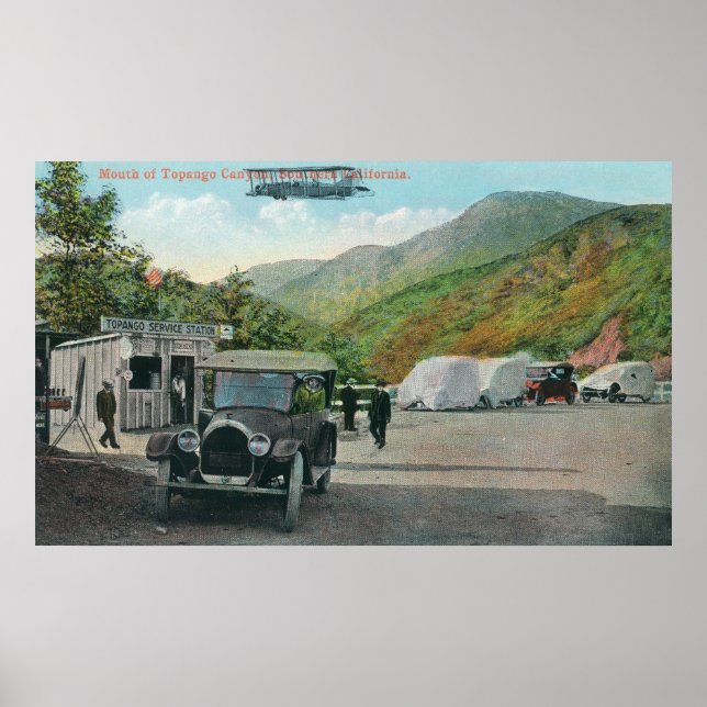 Mouth of the Topango Canyon Scene Poster (Vorne)