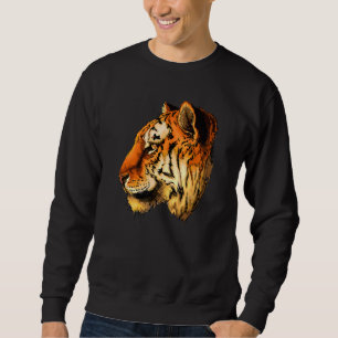 Mouth Open Bengalisch Tiger Mens Womens Kids Sweatshirt
