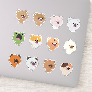 Mouth Opening von Tieren Aufkleber