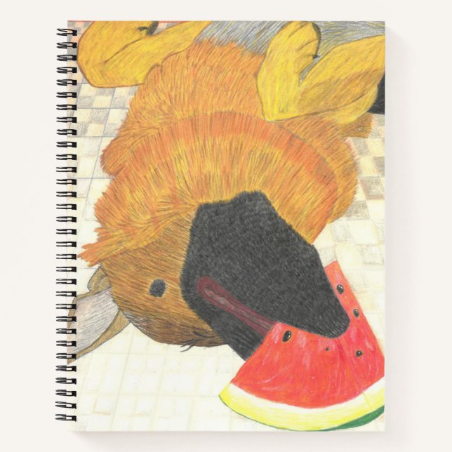 Mouth&Watermelon Notizbuch (Vorderseite)
