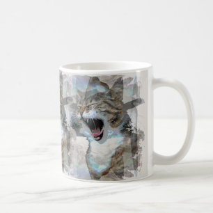 Mouthy Katze entwarf Foto-Kaffee-Tasse Tasse