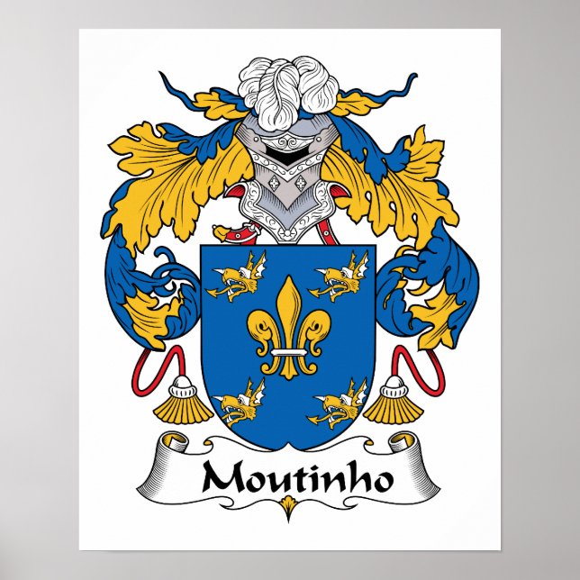 Moutinho Familienwappen Poster (Vorne)