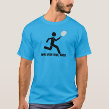 "Move Your Feet, Typ" Pickleball Tshirt für Männer