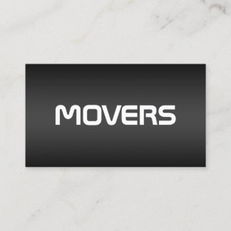 Movers Black Visitenkarte