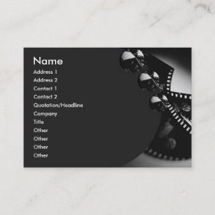 Movie Business Card Visitenkarte
